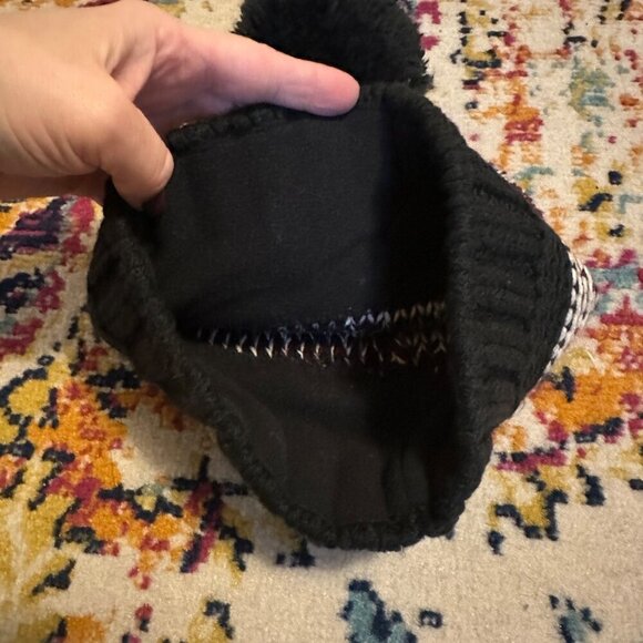 The North Face Anthlers Knitted Bobble Beanie Hat Parlour Purple Unisex Size OS - Picture 2 of 6